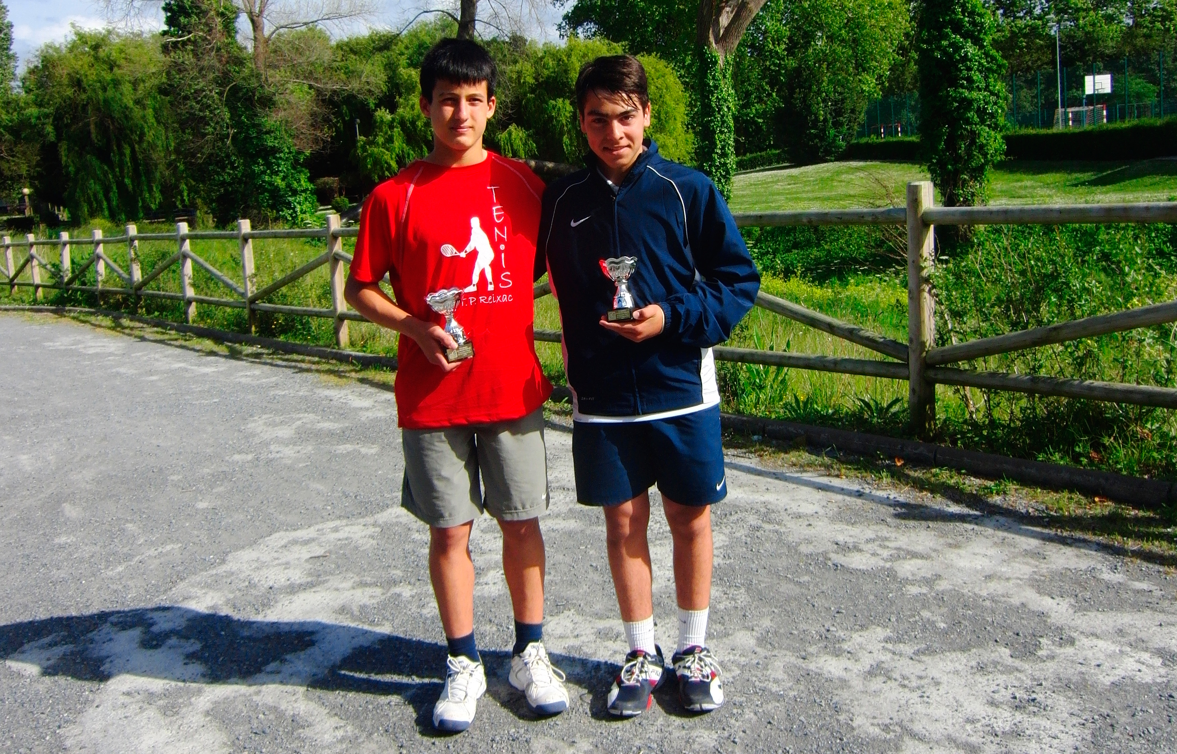 Campeones del Campeonato infantil de tenis Playas de Getxo de 2014